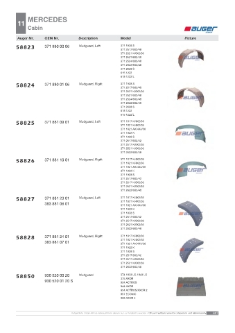 AUGER for trucks MERCEDES