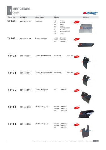 AUGER for trucks MERCEDES