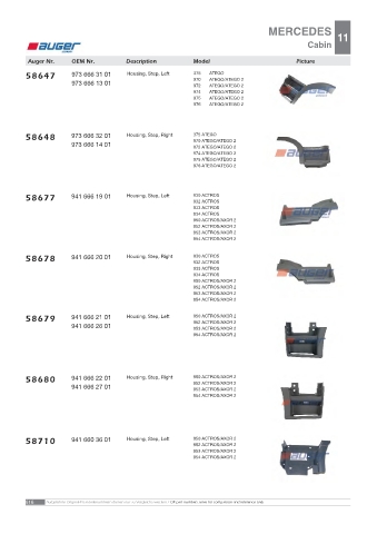 AUGER for trucks MERCEDES