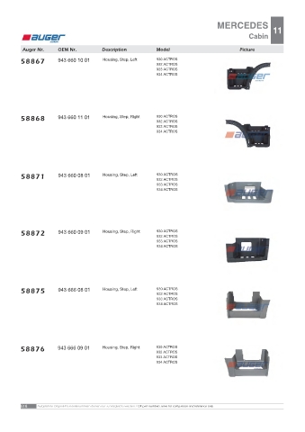 AUGER for trucks MERCEDES