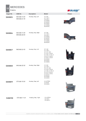 AUGER for trucks MERCEDES