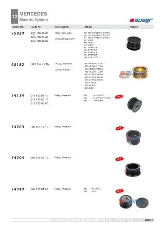 AUGER for trucks MERCEDES