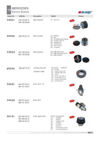 AUGER for trucks MERCEDES