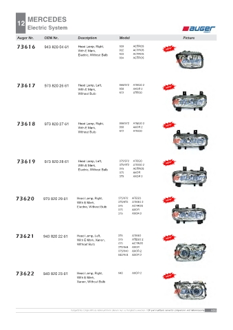 AUGER for trucks MERCEDES