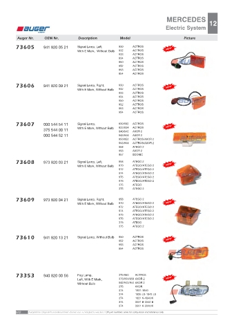 AUGER for trucks MERCEDES