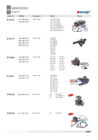 AUGER for trucks MERCEDES