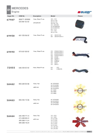 AUGER for trucks MERCEDES