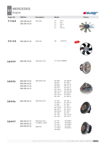 AUGER for trucks MERCEDES