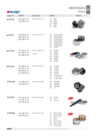 AUGER for trucks MERCEDES