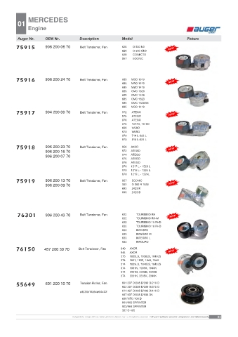 AUGER for trucks MERCEDES