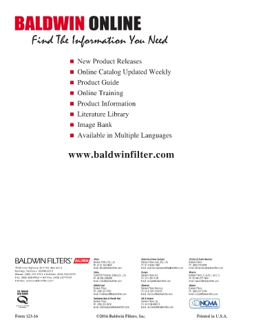 Baldwinfilters cross-references for cars