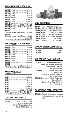 Baldwinfilters cross-references for tractors