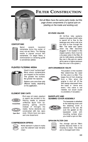 Baldwinfilters cross-references for tractors