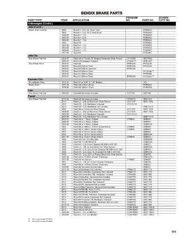 Spare parts cross-references for cars