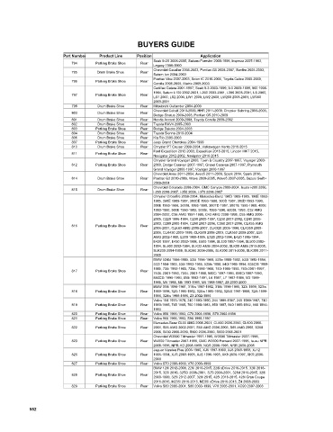 Spare parts cross-references for cars