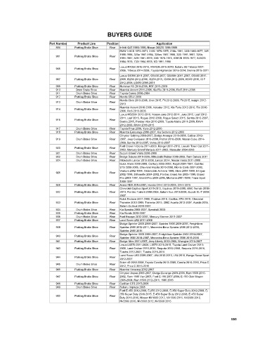 Spare parts cross-references for cars