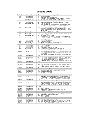 Spare parts cross-references for cars