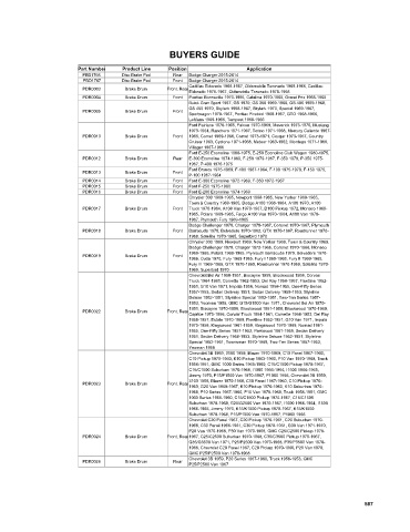 Spare parts cross-references for cars