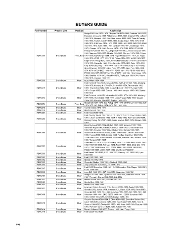 Spare parts cross-references for cars