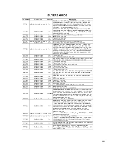 Spare parts cross-references for cars