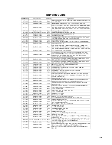 Spare parts cross-references for cars