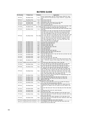 Spare parts cross-references for cars