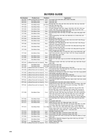 Spare parts cross-references for cars