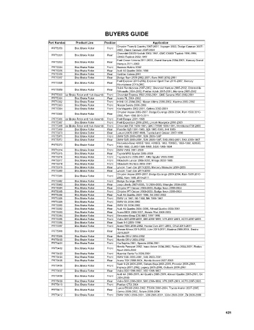 Spare parts cross-references for cars