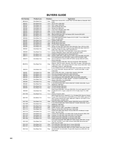 Spare parts cross-references for cars