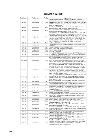 Spare parts cross-references for cars