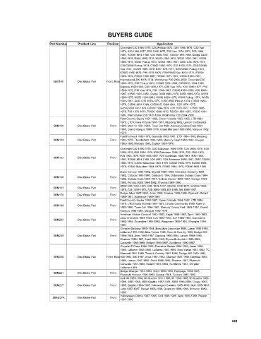 Spare parts cross-references for cars