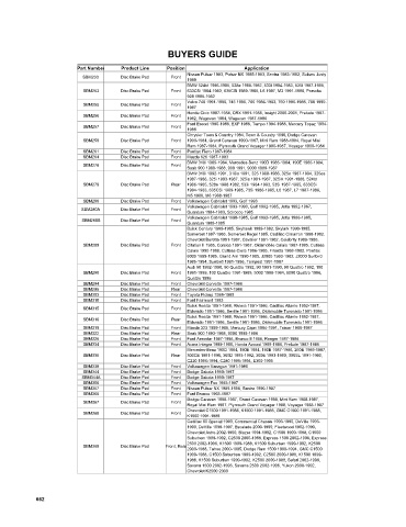 Spare parts cross-references for cars