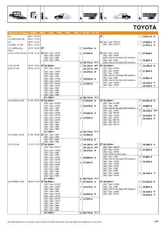 Catalogs auto parts for car and truck