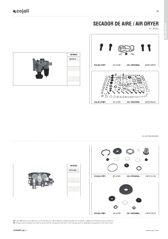 Catalogs auto parts for car and truck