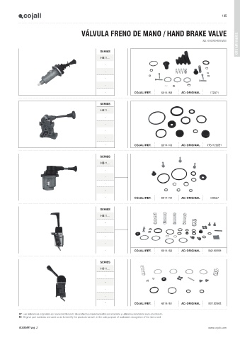 Catalogs auto parts for car and truck