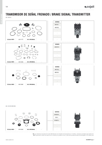 Catalogs auto parts for car and truck