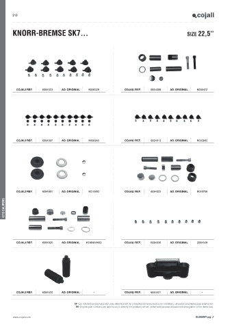 Catalogs auto parts for car and truck