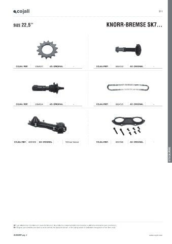 Catalogs auto parts for car and truck