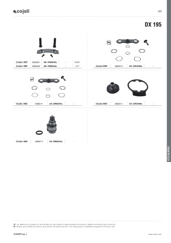 Catalogs auto parts for car and truck