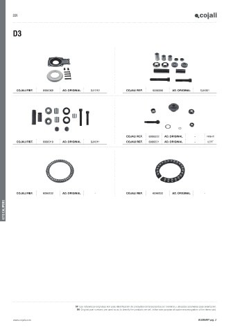 Catalogs auto parts for car and truck