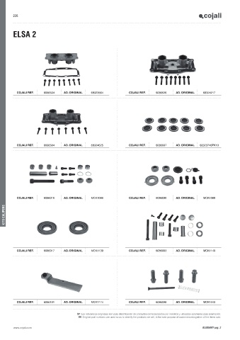 Catalogs auto parts for car and truck