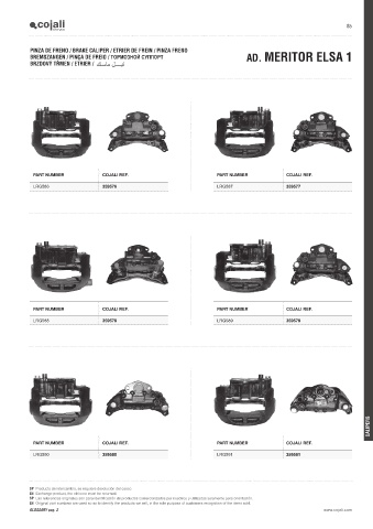 Catalogs auto parts for car and truck