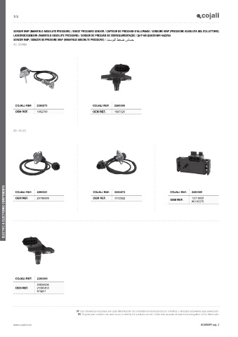 Catalogs auto parts for car and truck