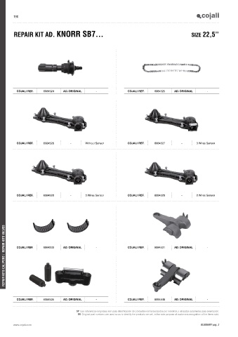 Catalogs auto parts for car and truck