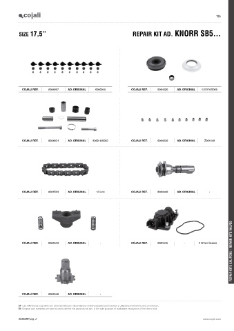 Catalogs auto parts for car and truck