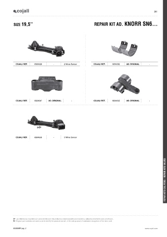 Catalogs auto parts for car and truck