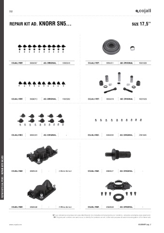 Catalogs auto parts for car and truck