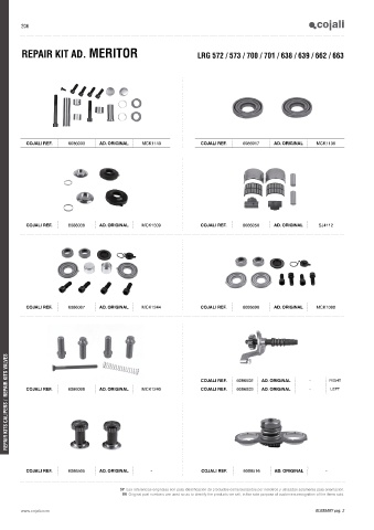 Catalogs auto parts for car and truck