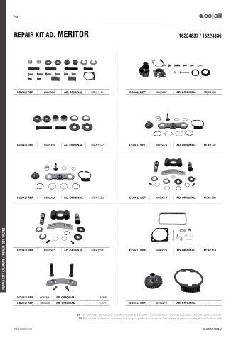 Catalogs auto parts for car and truck