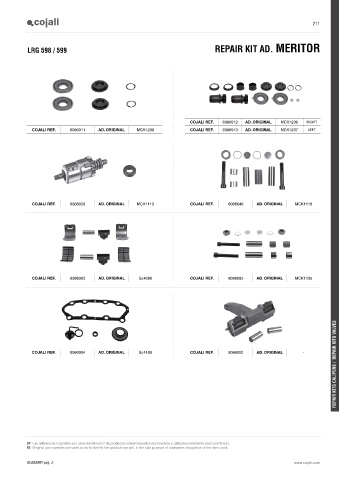 Catalogs auto parts for car and truck